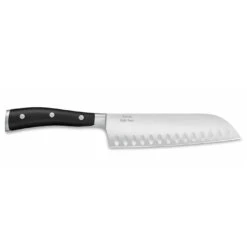 Wusthof Classic Ikon - 7" Santoku W/Hollow Edge- Personalized Engraving Available -Redel Cookware Shop 1040331317 main image right face