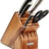 Wusthof Classic Ikon - 6 Pc. Starter Knife Block Set, Acacia -Redel Cookware Shop 1090370604