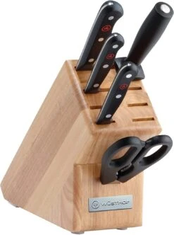 Wusthof Gourmet - 6 Pc. Starter Knife Block Set, Natural