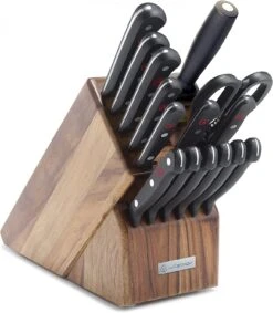 Wusthof Gourmet - 16 Pc. Knife Block Set, Acacia
