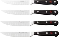 Wusthof Classic - 4 Pc. Steak Knife Knife Set W/Hollow Edge- Personalized Engraving Available