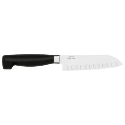 Henckels Four Star - 5" Santoku Knife W/Hollow Edge- Personalized Engraving Available -Redel Cookware Shop 31119 140 main image right face