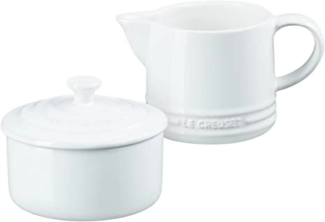 Le Creuset Signature Cream & Sugar Set - White 3 Le Creuset Signature Cream & Sugar Set - White