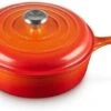 Le Creuset 3 3/4 Qt. Signature Enameled Cast Iron Cassadou W/Stainless Steel Knob - Flame 2 Le Creuset 3 3/4 Qt. Signature Enameled Cast Iron Cassadou W/Stainless Steel Knob - Flame -Redel Cookware Shop 41M8w6j0IlL. AC SL1000
