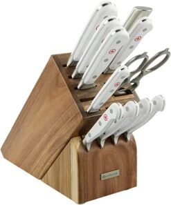 Wusthof Classic White - 12 Pc. Knife Block Set