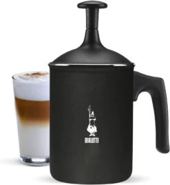 Bialetti Milk Frother Tuttocrema 6 Cup Black