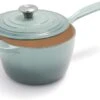 Le Creuset 2 1/4 Qt. Signature Saucepan W/Stainless Steel Knob - Sea Salt- Personalized Engraving Available -Redel Cookware Shop 51VGGwrPaFL. AC SL1500