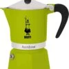 Bialetti Rainbow Stovetop Espresso Maker 3 Cups - Green -Redel Cookware Shop 51YdLKMfteL. AC SX679