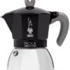 Bialetti Moka Induction Espresso Pot Black 4 Cups