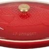 Le Creuset 1.7 Qt. Fish Baker W/Gold Knob - Cerise -Redel Cookware Shop 614oAhVBlGL. AC SL1500
