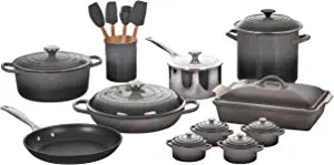 Le Creuset 20-Piece Mixed Material Cookware Set - Oyster 3 Le Creuset 20-Piece Mixed Material Cookware Set - Oyster