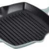 Le Creuset 10 1/4" Signature Square Skillet Grill - Sea Salt