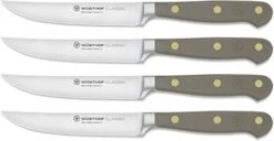 Wusthof Classic Velvet Oyster - 4 Pc. Steak Knife Set- Personalized Engraving Available