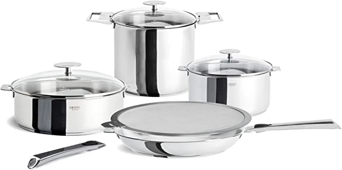 Cristel Casteline Stainless Steel 12 Piece Cookware Set 3 Cristel Casteline Stainless Steel 12 Piece Cookware Set