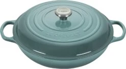 Le Creuset 5 Qt. Signature Braiser W/Stainless Steel Knob - Sea Salt- Personalized Engraving Available