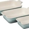 Le Creuset Set Of 3 Heritage Rectangular Dishes - Sea Salt -Redel Cookware Shop 61P37pcBx0L. AC SX679