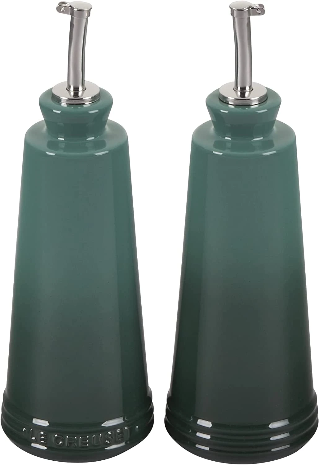 Le Creuset 10 Oz. Signature Oil & Vinegar Set - Artichaut 3 Le Creuset 10 Oz. Signature Oil & Vinegar Set - Artichaut