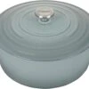 Le Creuset 9 Qt Signature Round Dutch Oven W/Stainless Steel Knob - Sea Salt- Personalized Engraving Available -Redel Cookware Shop 61Xks72QH1L. AC SL1500