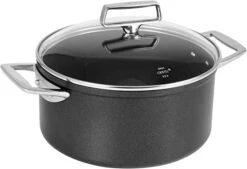 Cristel Castel'Pro Ultralu Non Stick Stewpot W/Lid - 5.5 Qt.