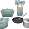 Le Creuset 12-Piece Mixed Material Set - Sea Salt