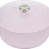 Le Creuset 7 1/4 Qt. Signature Round Dutch Oven W/Stainless Steel Knob - Shallot- Personalized Engraving Available -Redel Cookware Shop 61eAzLPCs5L. AC SX522