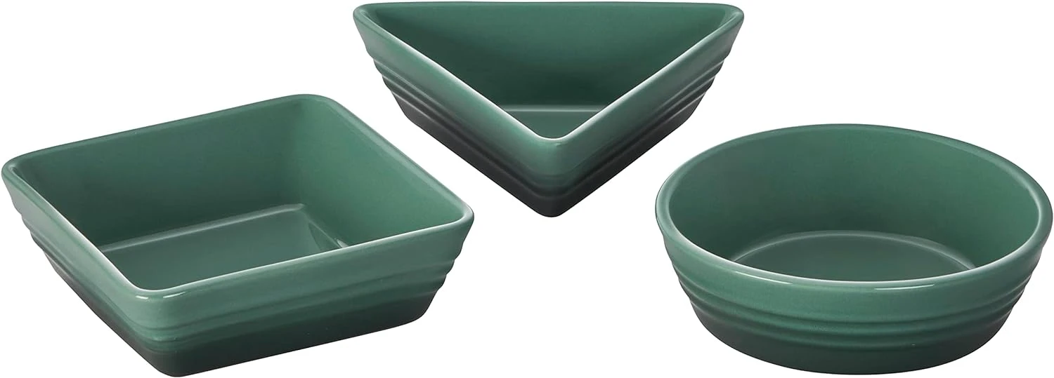 Le Creuset Set Of 3 Tapas Dishes - Artichaut 3 Le Creuset Set Of 3 Tapas Dishes - Artichaut