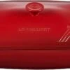 Le Creuset 3 1/2 Qt. Covered Rectangular Casserole Eiffel Tower - Cerise 2 Le Creuset 3 1/2 Qt. Covered Rectangular Casserole Eiffel Tower - Cerise -Redel Cookware Shop 61h6t2mzO1L. AC SL1500