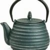 Frieling Cast Iron Teapot Tebie ClassicWith Stainless Steel Strainer 27 Fl. Oz - Green/Silver -Redel Cookware Shop 61uHHLmASTS. AC SL1500