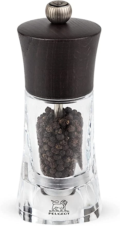 Peugeot Oleron Pepper Mill Acrylic/Wood Chocolate 14cm/5" 3 Peugeot Oleron Pepper Mill Acrylic/Wood Chocolate 14cm/5"