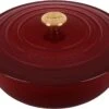 Le Creuset 7 1/2 Qt. Signature Enameled Cast Iron Chef's Oven W/Gold Knob - Rhone -Redel Cookware Shop 719 ndHuSHL. AC SL1500