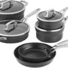 Henckels Motion 10pc Aluminum Hard Anodized Nonstick Cookware Set