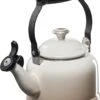 Le Creuset 1 1/4 Qt. Demi Kettle W/Stainless Steel Knob - Meringue -Redel Cookware Shop 719xC4aTr0L. AC SL1500