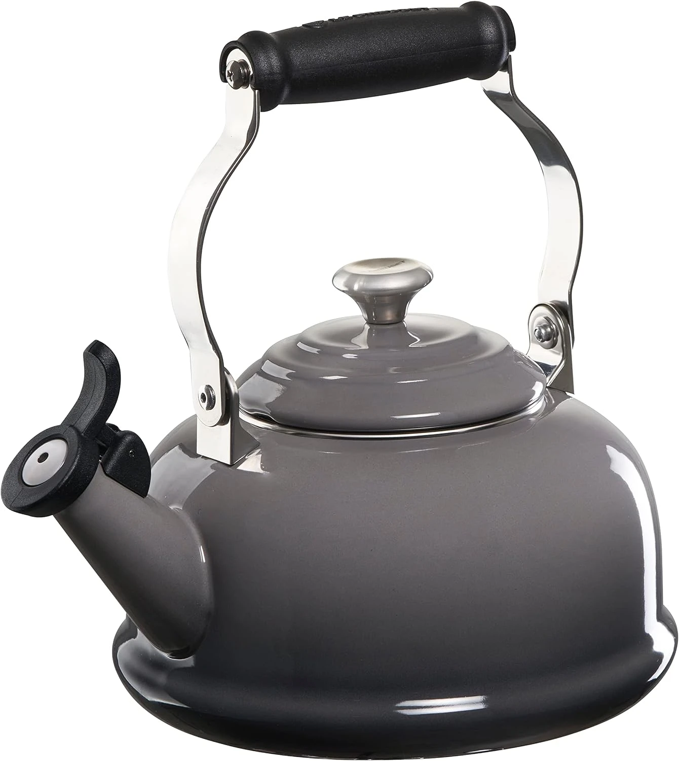Le Creuset 1.7 Qt. Whistling Kettle W/Stainless Steel Knob - Oyster 3 Le Creuset 1.7 Qt. Whistling Kettle W/Stainless Steel Knob - Oyster