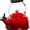 Le Creuset 1.7 Qt. Whistling Kettle W/Stainless Steel Knob - Cerise -Redel Cookware Shop 71KGTr3 ZoL. AC SL1500