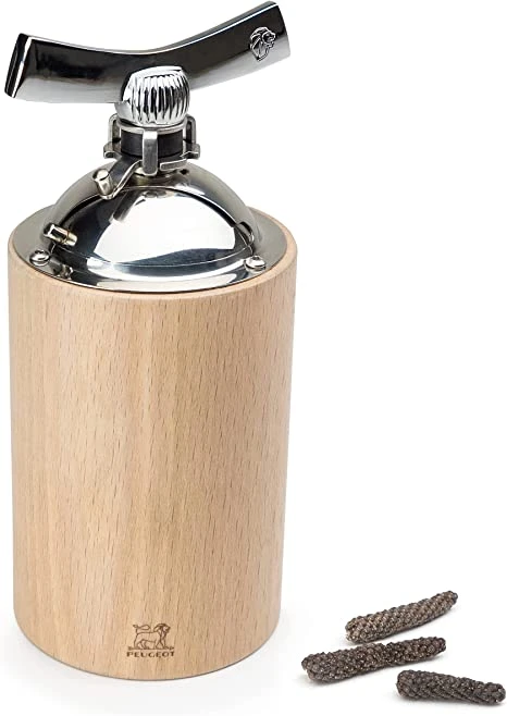 Peugeot Isen Pepper Mill Long Natural 16cm/6" 3 Peugeot Isen Pepper Mill Long Natural 16cm/6"