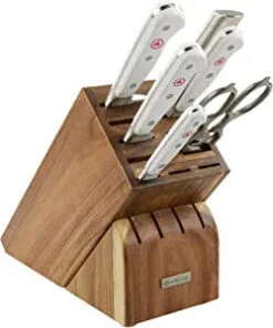 Wusthof Classic White - 7 Pc. Knife Block Set