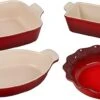 Le Creuset Set Of 4 Heritage Bakeware Set - Cerise -Redel Cookware Shop 71QvNtuL50L. AC SX522