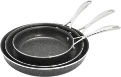 Henckels Capri Notte 3 Pc. Aluminum Nonstick Fry Pan Set