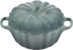 Le Creuset 12 Oz. Stoneware Pumpkin Round Cocotte - Sea Salt