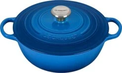 Le Creuset 7 1/2 Qt. Signature Enameled Cast Iron Chef's Oven W/Stainless Steel Knob - Marseille- Personalized Engraving Available