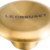 Le Creuset Signature Gold Knob - Large- Personalized Engraving Available -Redel Cookware Shop 71eDzHWHNgL. AC SX679