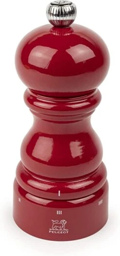 Peugeot Paris U'Select Pepper Mill Red Lacquer - 12cm/5"