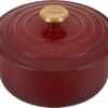Le Creuset 5 1/2 Qt. Signature Round Dutch Oven W/Gold Knob - Rhone -Redel Cookware Shop 71k kvmVKJL. AC SL1500