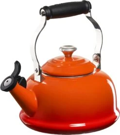 Le Creuset 1.7 Qt. Whistling Kettle W/Stainless Steel Knob - Flame