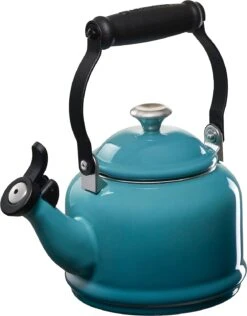 Le Creuset 1 1/4 Qt. Demi Kettle W/Stainless Steel Knob - Caribbean