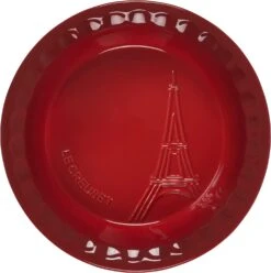 Le Creuset 9" Pie Dish Eiffel Tower- Cerise