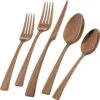 Henckels Zwilling Bellasera Rose Gold 20 Pc. 18/10 Stainless Steel Flatware Set