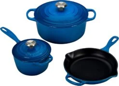 Le Creuset 5-Piece Signature Set W/Stainless Steel Knob - Marseille