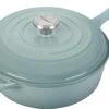 Le Creuset 3 3/4 Qt. Signature Enameled Cast Iron Cassadou W/Stainless Steel Knob - Sea Salt