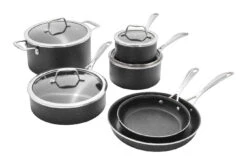 Henckels Capri Notte 10 Pc. Aluminum Nonstick Cookware Set